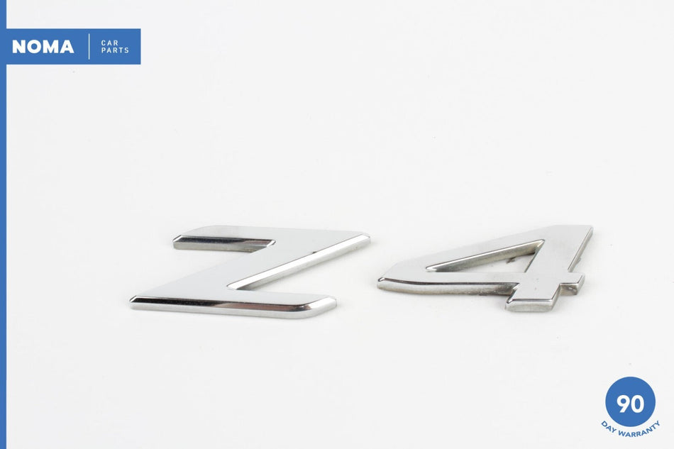 03-08 BMW Z4 E85 Rear Trunk Hatch Boot Emblem Badge Logo Chrome 7114122 OEM