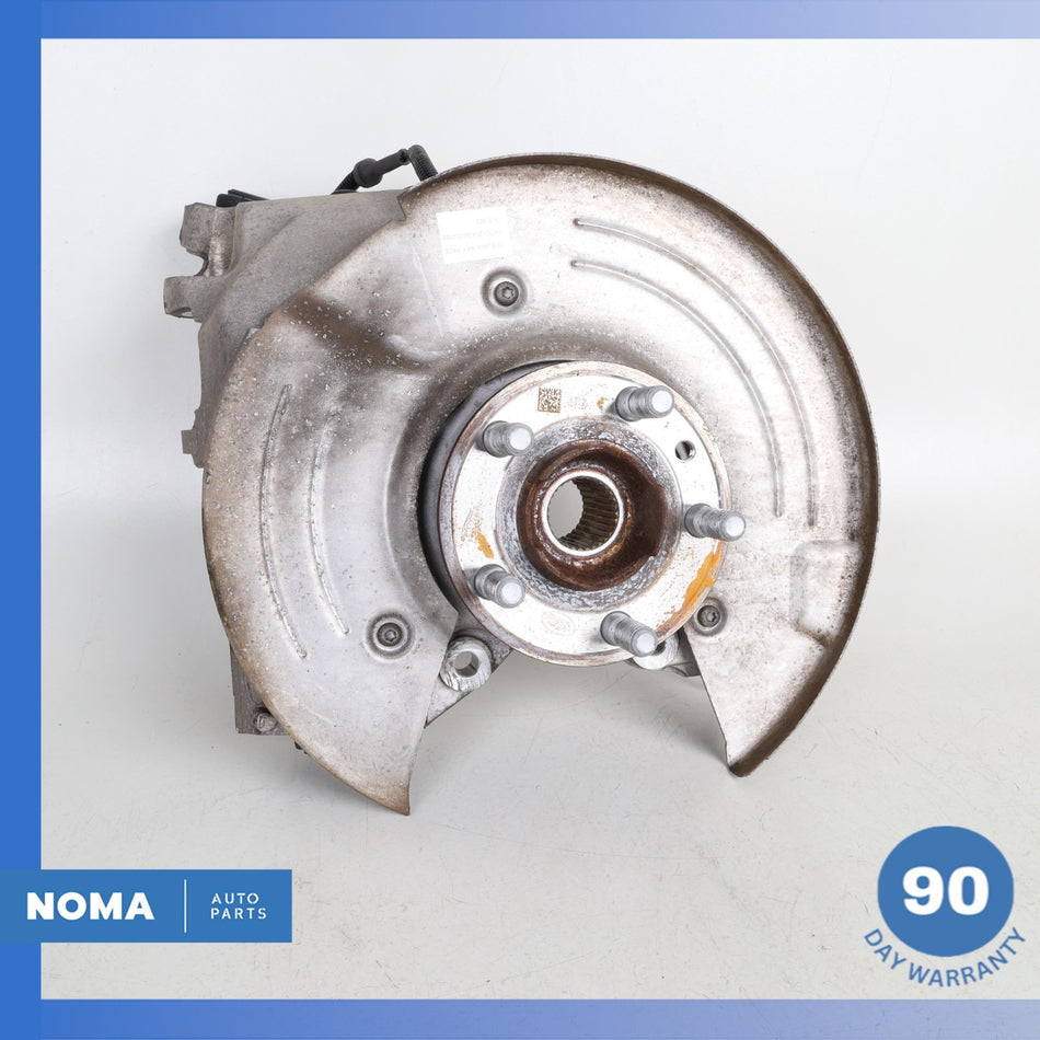 17-21 Jaguar X761 F-Pace Velar Rear Left Spindle Knuckle Hub w/ Shield OEM