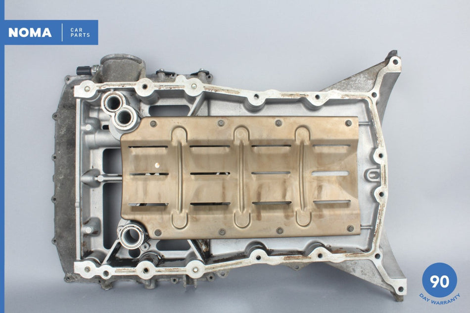 97-02 Jaguar XK8 X100 Engine Upper Oil Pan w/ Temperature Sensor NNE1750AC OEM