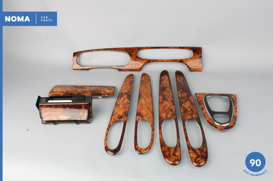 05-07 Jaguar XJ8 X350 LWB Wooden Trim Panel Cover Full Set 2W93F044D70KC OEM