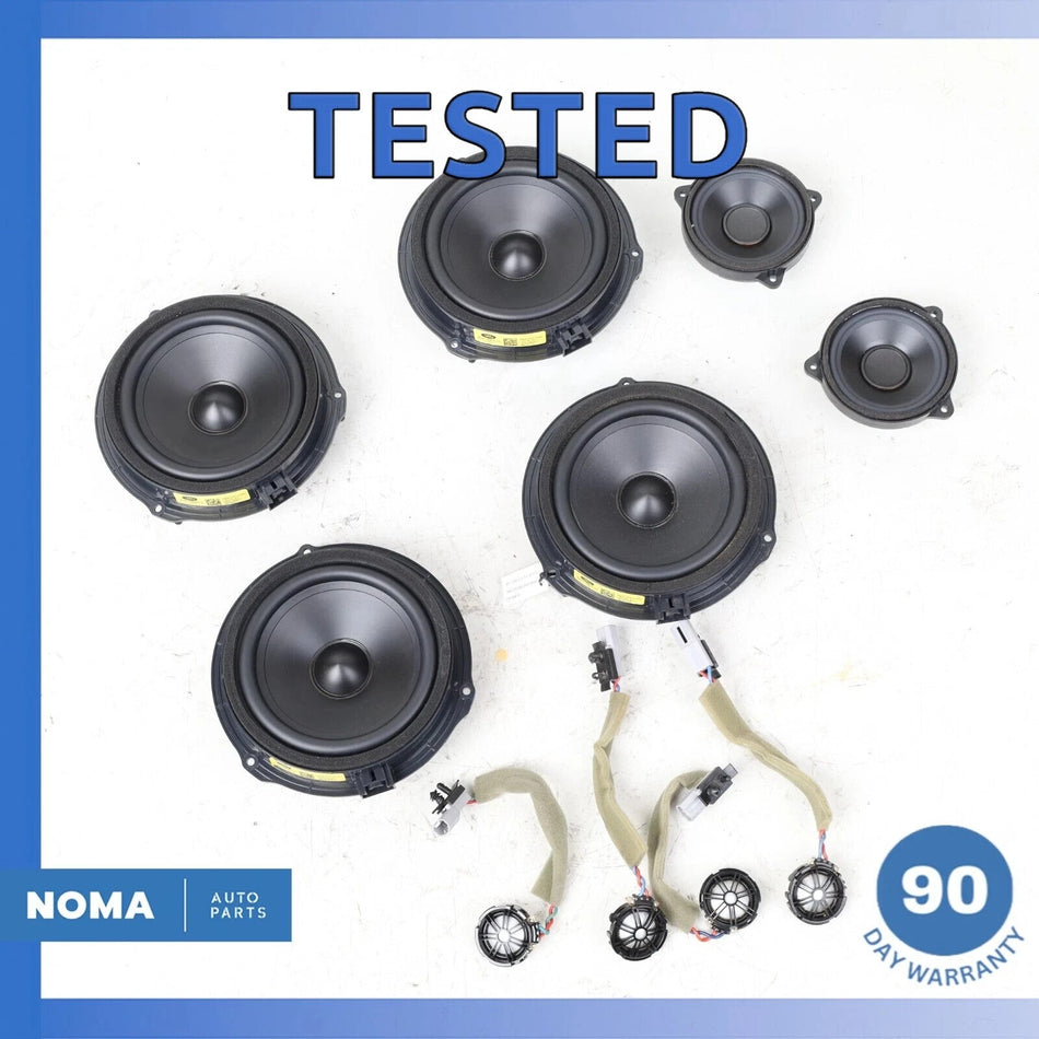 12-19 Land Rover Discovery Sport L550 Front & Rear Hi-Line 600W Speaker Set OEM