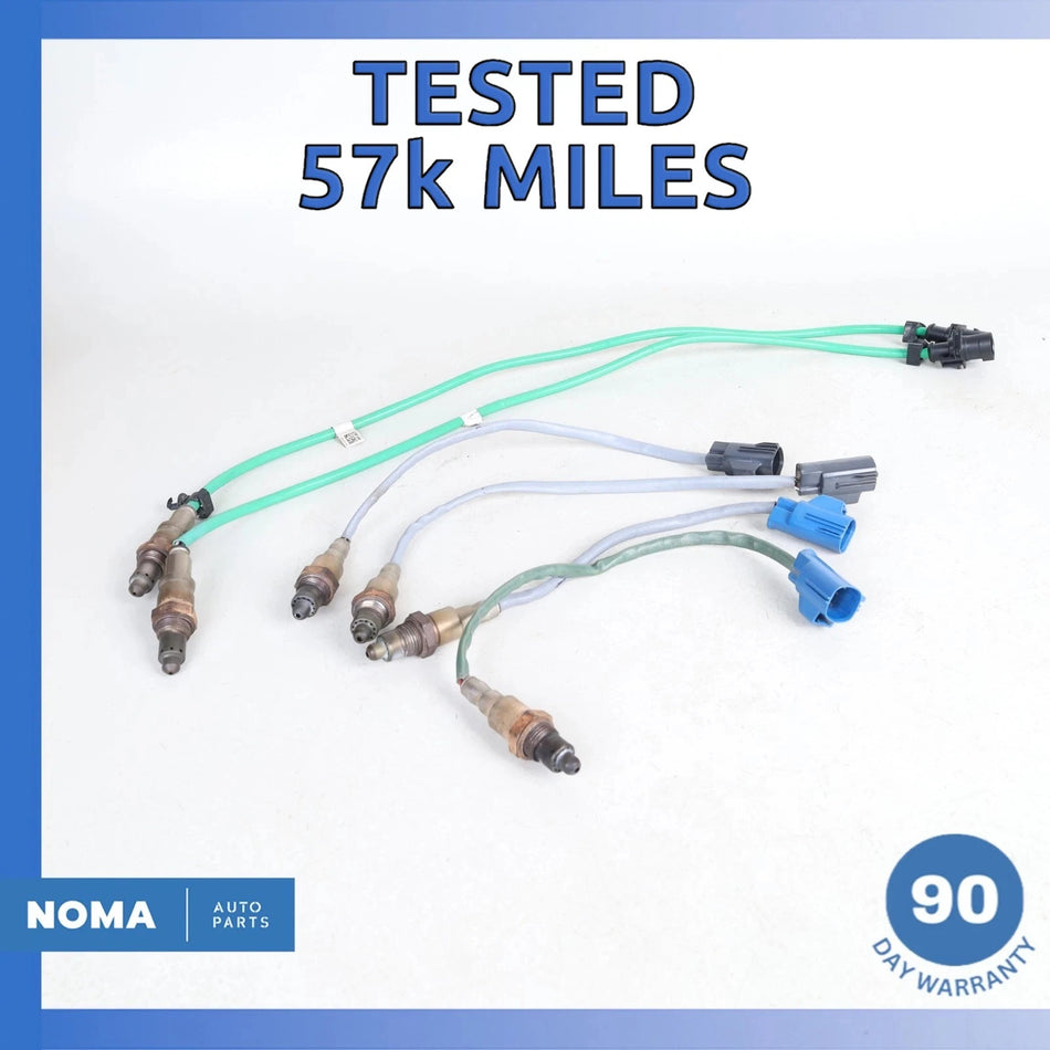 19-23 Jaguar X761 F-Pace / L560 Velar Oxygen O2 Sensor Lambda Set of 6 OEM 57k
