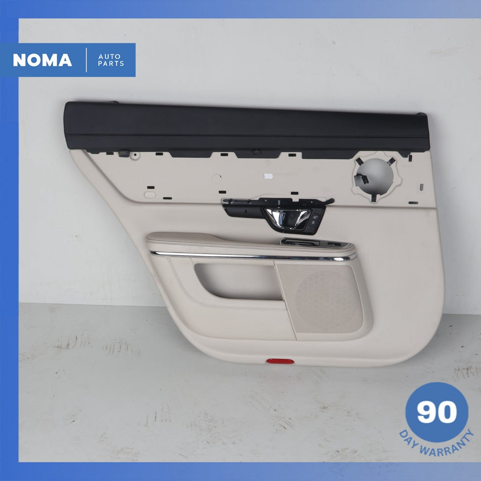 14-19 Jaguar X351 XJL Rear Left Driver Side Interior Door Panel Trim Beige OEM