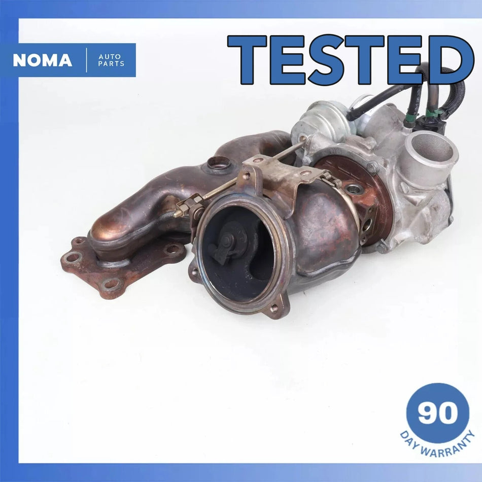 12-17 Range Rover Evoque L538 XF XE Turbo Turbocharger w/Exhaust Manifold OEM