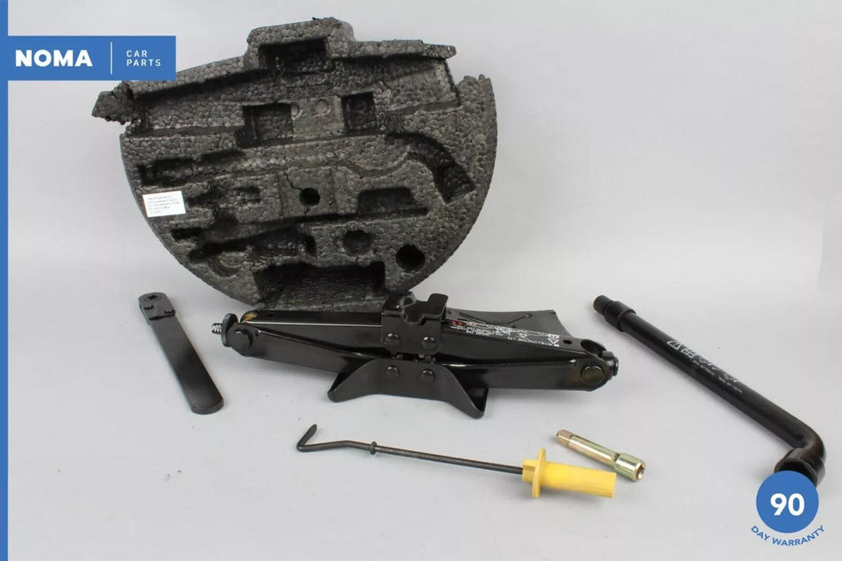 97-06 Jaguar X100 XK8 XKR Emergency Spare Tire Tool Kit w/ Case MJA6360AB OEM