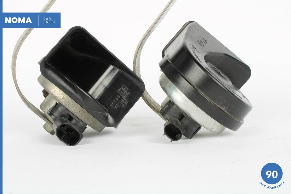07-13 BMW X5 E70 High & Low Tone Safety Horn w/ Bracket Set of 2 7170944 OEM