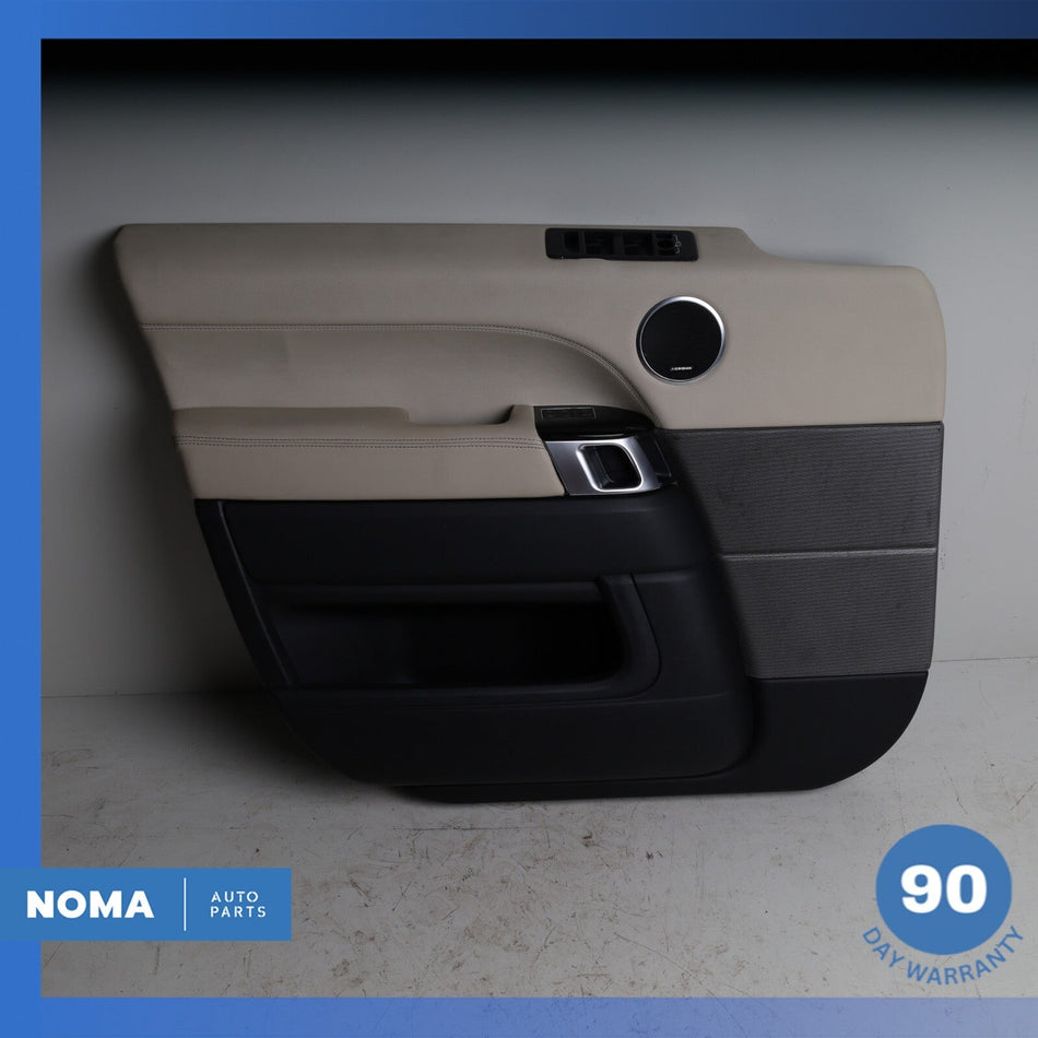 14-17 Range Rover Sport L494 Front Left Side Interior Door Panel Trim Beige OEM