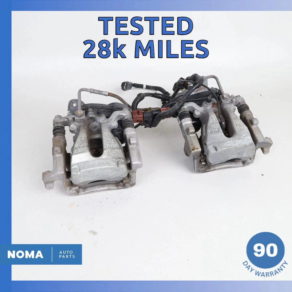 14-21 Jaguar X351 XJ Rear Right & Left Brake Caliper Set w/ Actuator OEM 28k