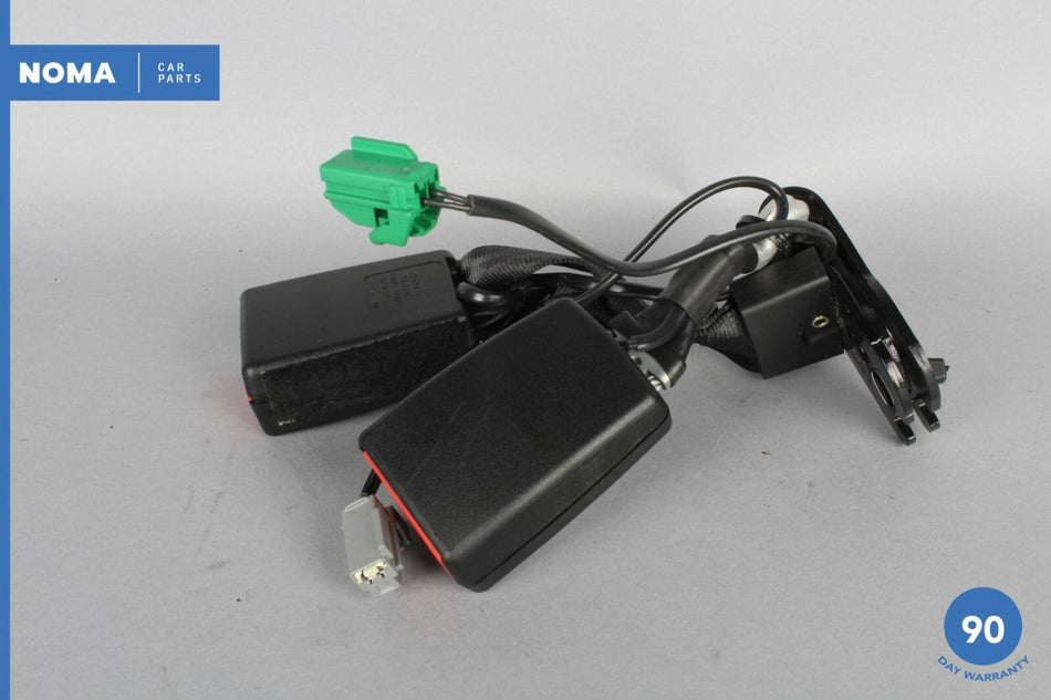 10-15 Jaguar XJ XJL X351 Rear Center Left Side Seat Belt Dual Buckle Set PVJ OEM