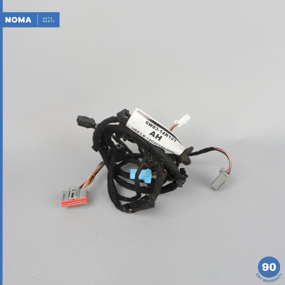 07-15 Jaguar XK XKR X150 Front Left Driver Door Wiring Harness 6W8314B121AH OEM