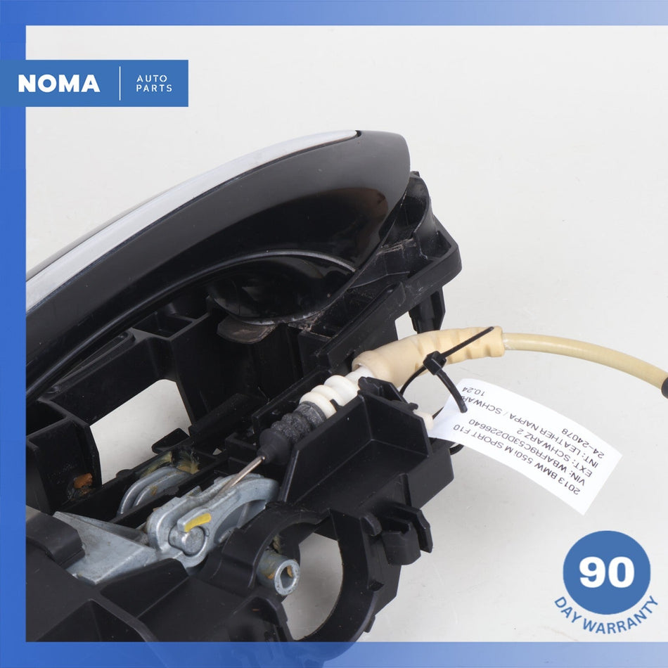 11-16 BMW F10 550i 535i Rear Left Side Exterior Door Handle w/ Keyless Go OEM