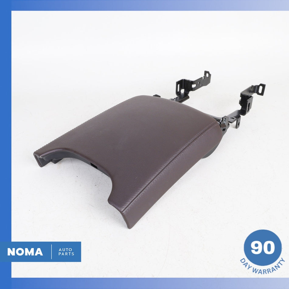 10-19 Jaguar X351 XJ XJR Center Console Armrest Lid Trim w/ Bracket Brown OEM