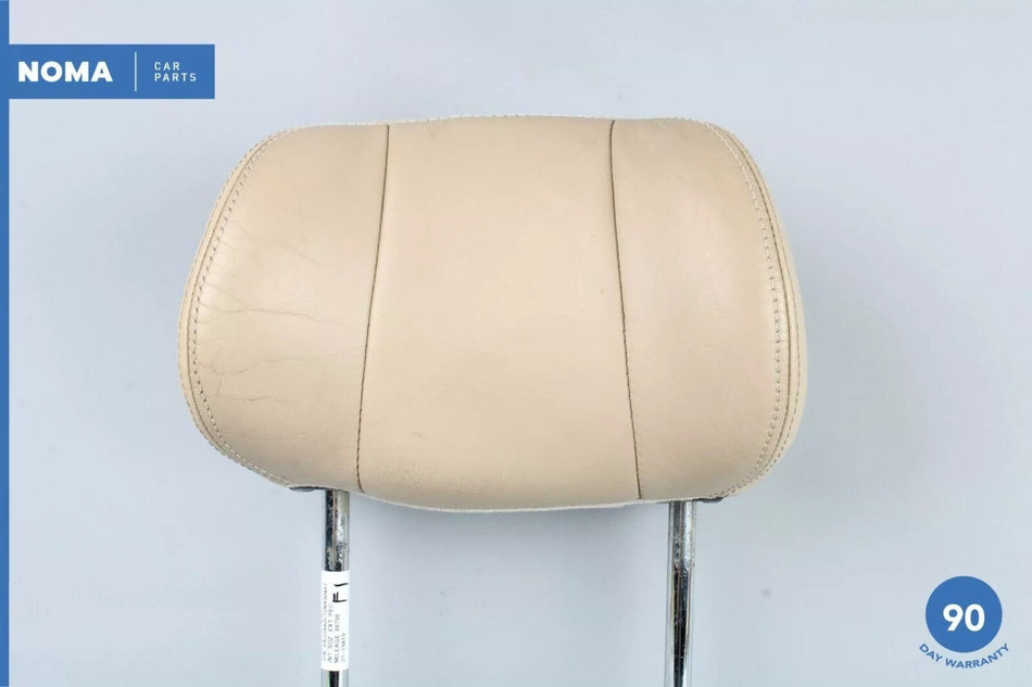 03-06 Jaguar X100 XK8 Front Left or Right Side Seat Headrest Head Rest Beige OEM