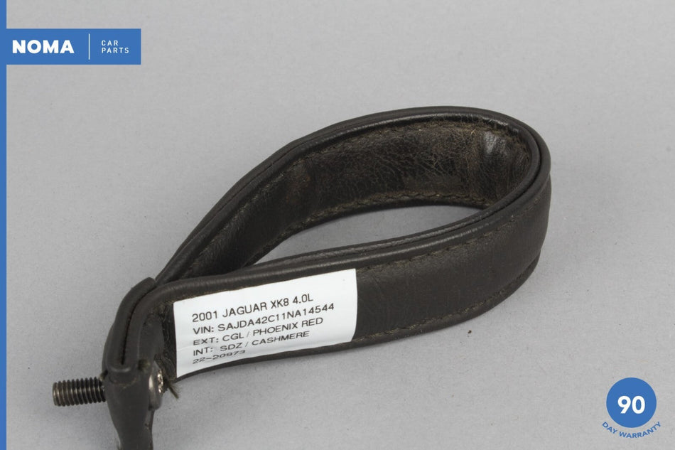 97-06 Jaguar XK8 XKR X100 Trunk Lid Pull Close Assist Leather Strap Loop OEM