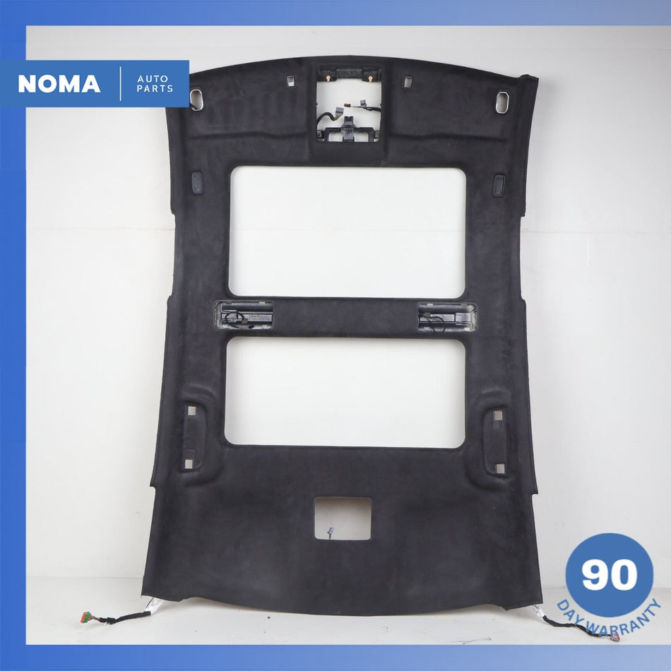 16-19 Jaguar X351 XJL LWB Top Upper Roof Overhead Headliner Trim Suede Black OEM