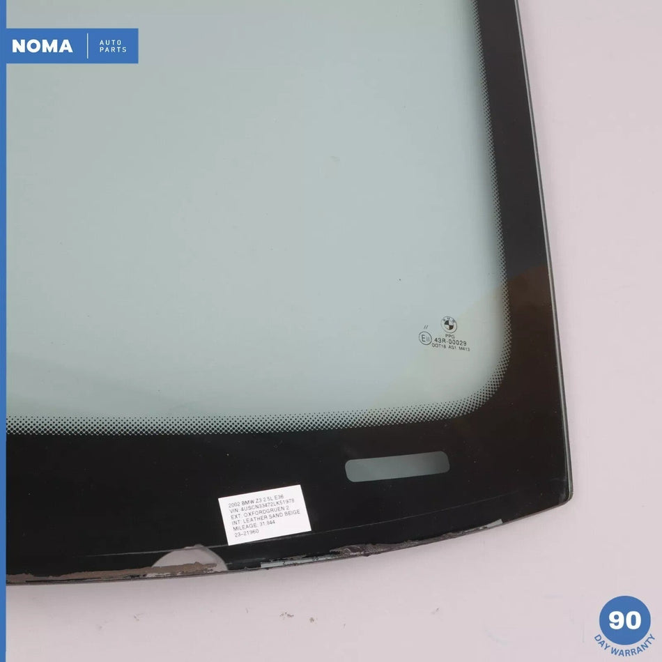 96-02 BMW Z3 E36 Front Windshield Window Glass 51318400512 OEM
