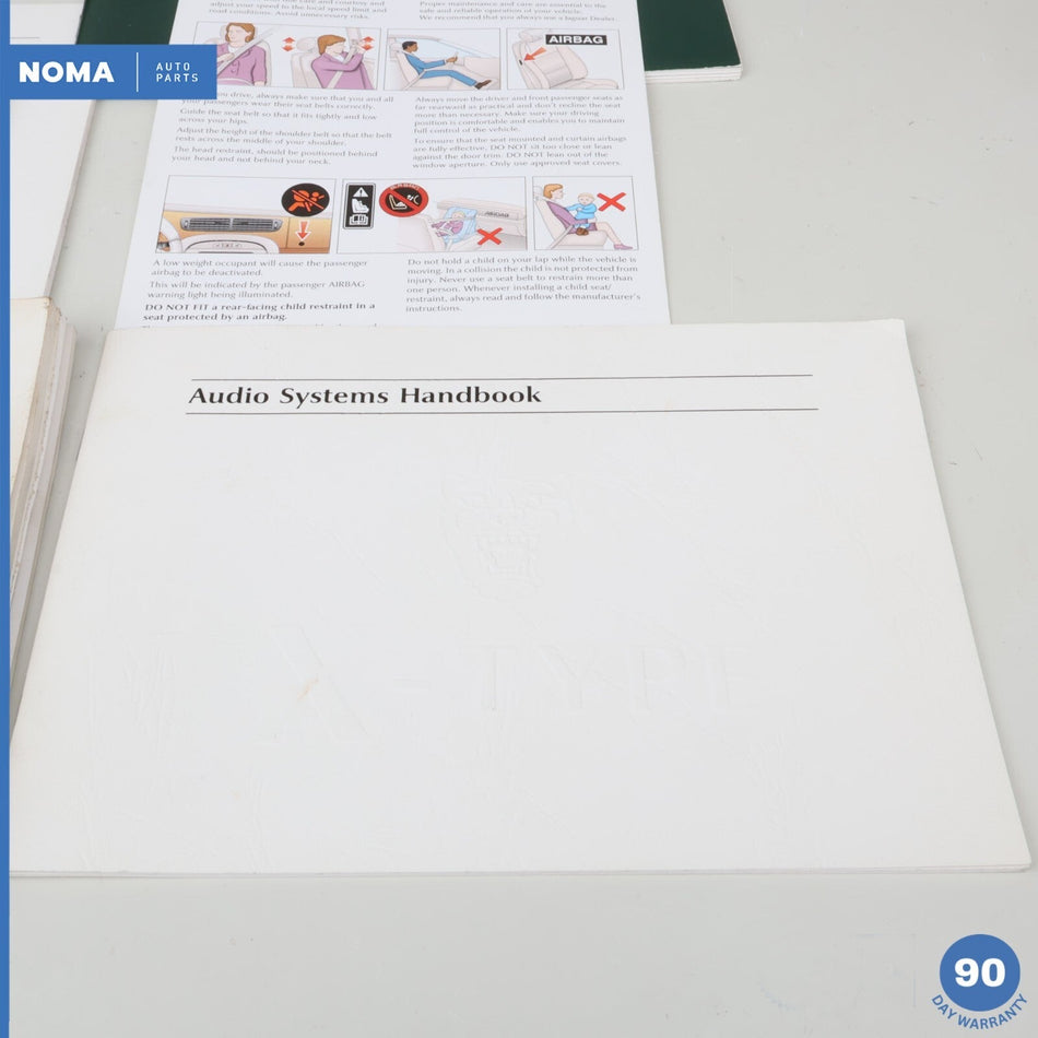 02-08 Jaguar X-Type X400 Driver's Handbook Service Passport w/ Folder OEM