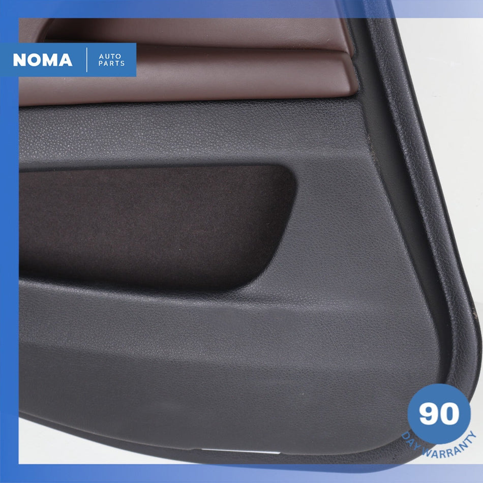 11-16 BMW F10 528i 535i Rear Left Interior Door Panel Assembly Nappa Brown OEM