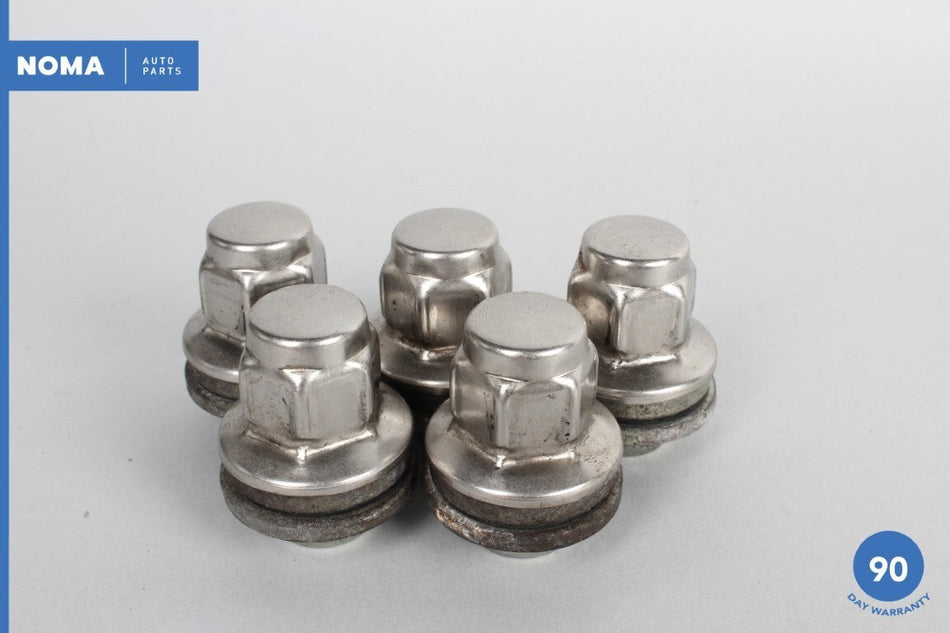 07-15 Jaguar XK XKR X150 Wheel Rim Lug Nuts Bolts Set of 5 1X431012AA OEM