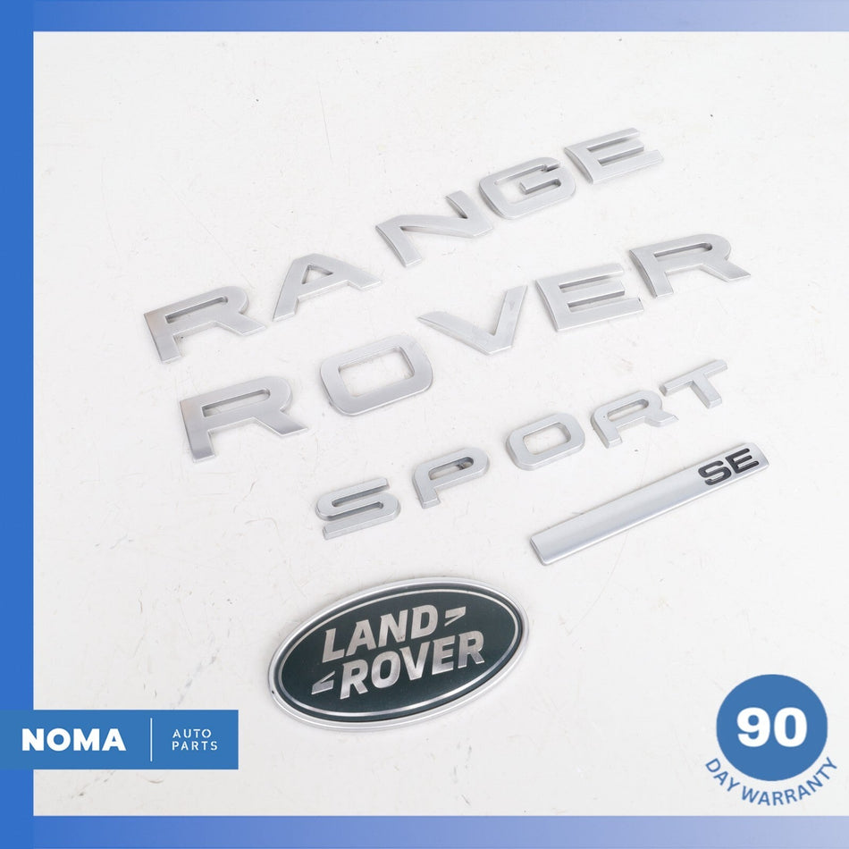16-17 Land Rover Range Rover Sport SE L494 Trunk Logo Emblem Badge Set OEM