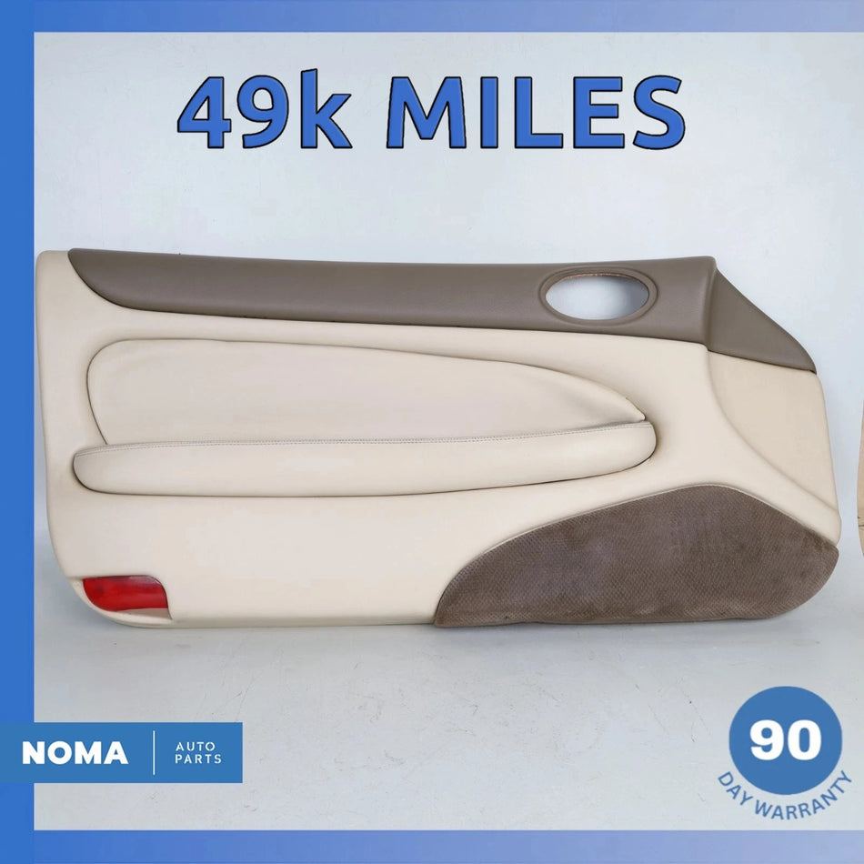 97-06 Jaguar X100 XK8 XKR Left Driver Side Interior Door Panel Beige OEM 49k