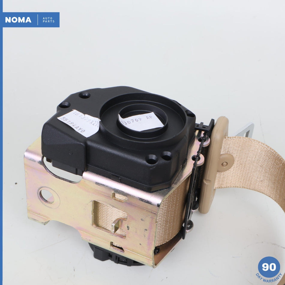 07-15 Jaguar X150 XK XKR Rear Seat Belt Retractor & Seat Buckle Set Beige OEM