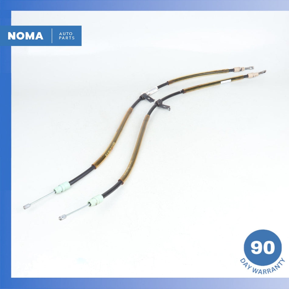2012 Jaguar X250 XF Rear Left & Right Side Parking Brake Cable Set of 2 OEM