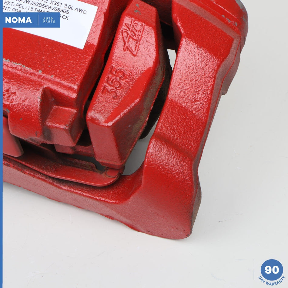 10-19 Jaguar XJ XF XK 3.0L SC 5.0L NA AWD Front Left Side Brake Caliper Red OEM