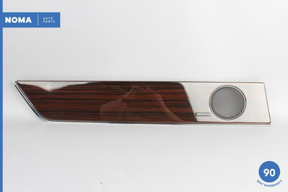 10-18 Jaguar XJ LWB Rear Left Driver Side Door Interior Molding Wood Meridian