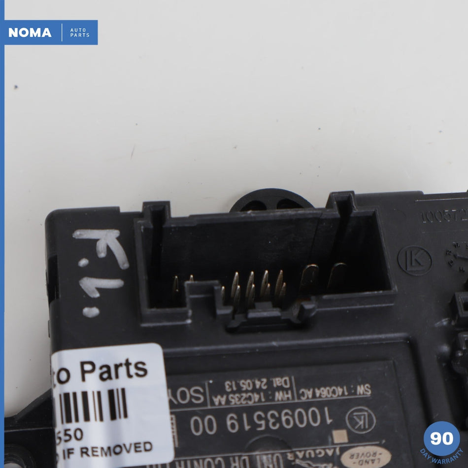 12-13 Range Rover Evoque L538 Front Left Driver Side Door Control Module OEM