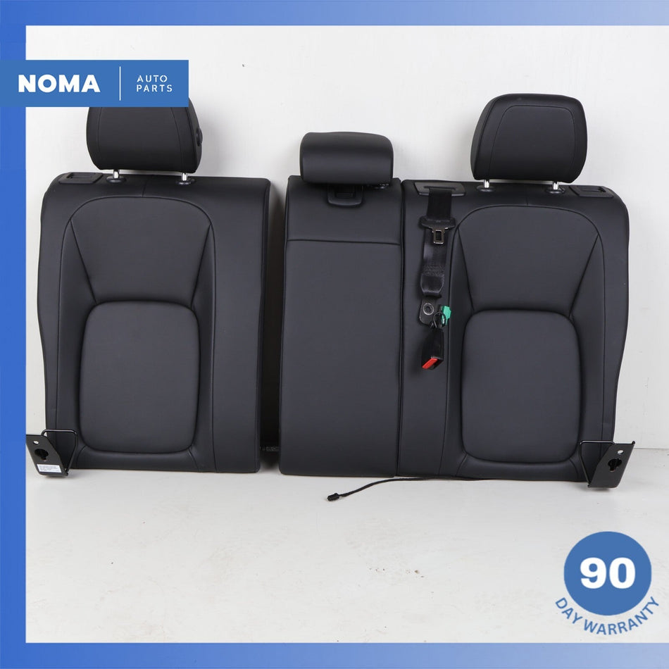17-20 Jaguar F-Pace Rear Left & Right Upper Seat Cushion Set Black OEM