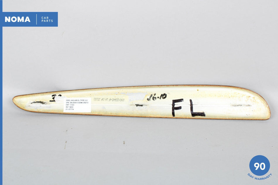 02-08 Jaguar X-Type X400 Front Left Driver Side Door Wood Panel Molding OEM