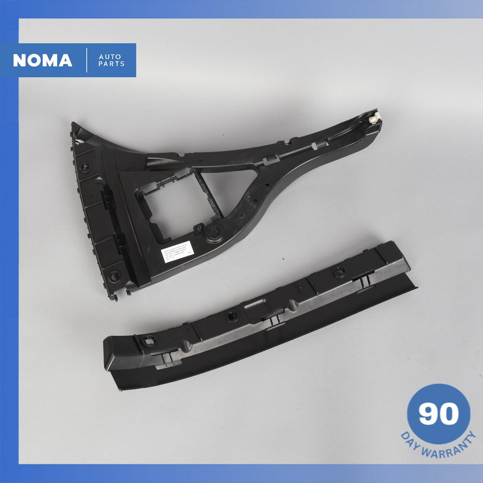 10-19 Jaguar X351 XJ XJR Rear Left Driver Side Bumper Mounting Bracket Set OEM