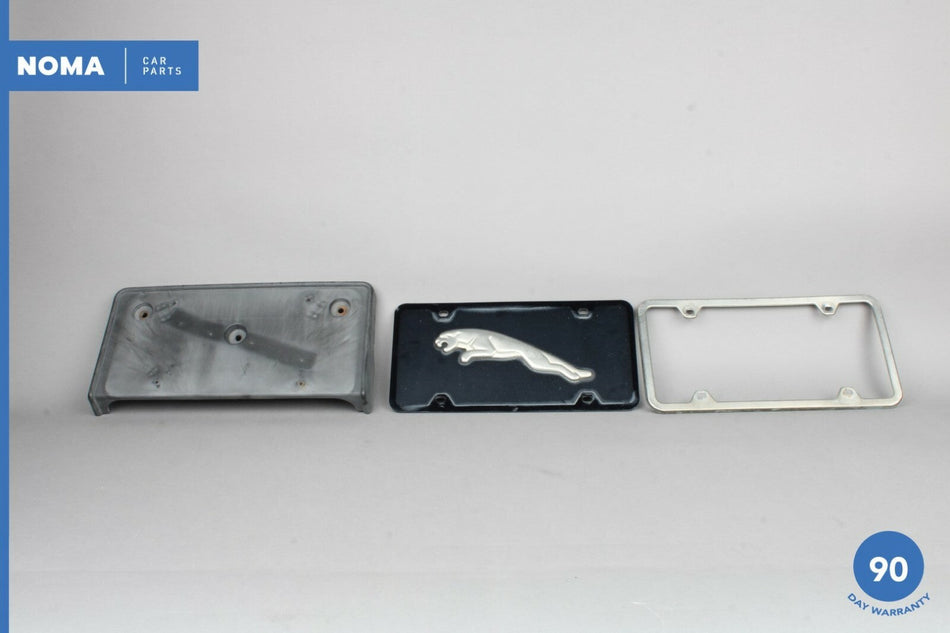 03-04 Jaguar S-Type R X202 Supercharged Front Bumper License Plate Panel Set OEM