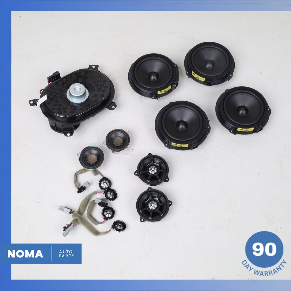 15-19 Land Rover Discovery Sport L550 Front & Rear Hi-Line 1200W Speaker Set OEM