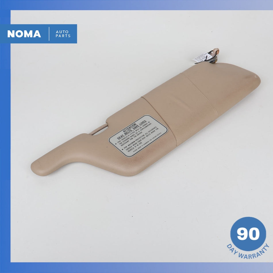 92-96 Jaguar XJS Series 3 Right Side Sunvisor Sun Visor Shade Beige OEM