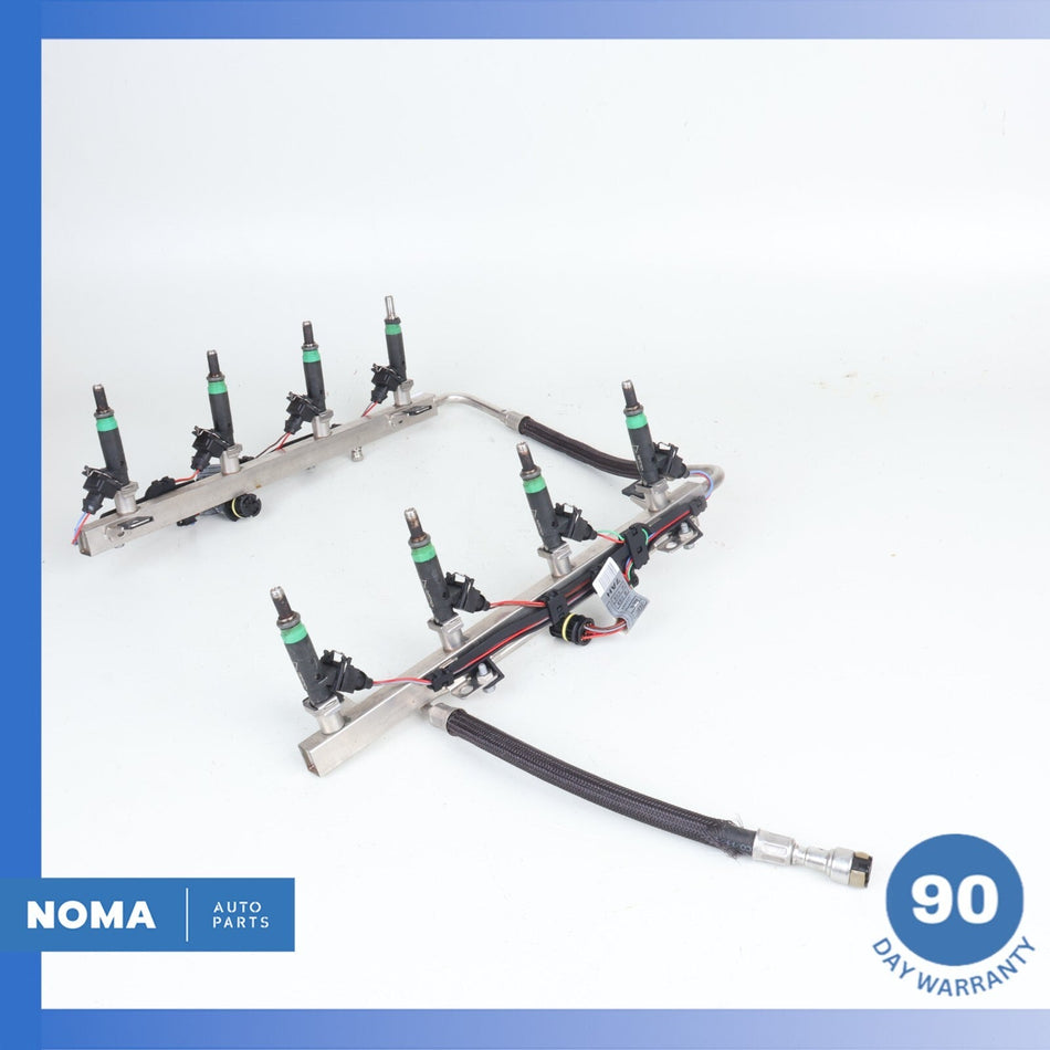 02-06 BMW E66 745Li 645Ci N62B44 4.4L Engine Fuel Injection Rail Set OEM