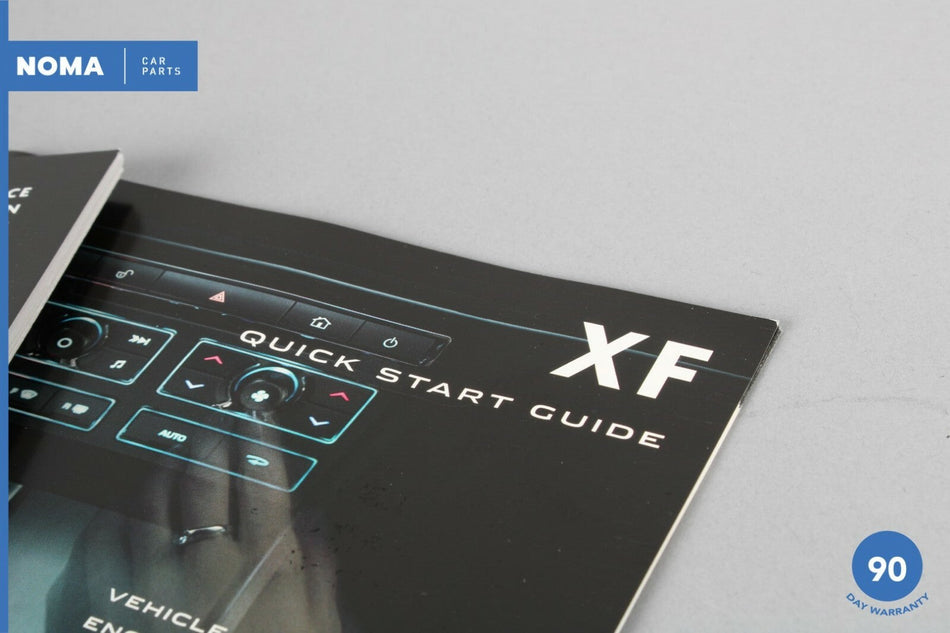 2010 Jaguar X250 XF Driver's Handbook Service Passport w/ Leather Folder OEM