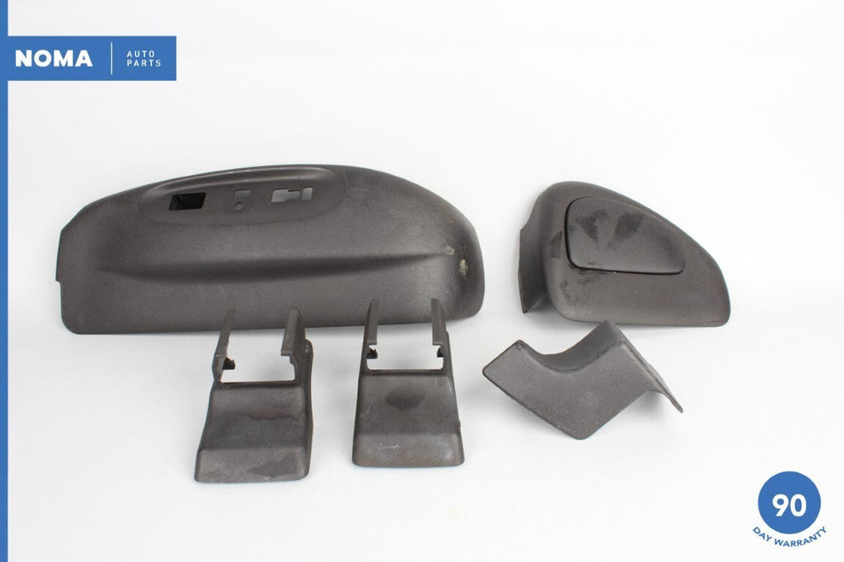 00-02 Jaguar S-Type X200 Front Right Passenger Seat Cover Set of 5 Black LEG OEM