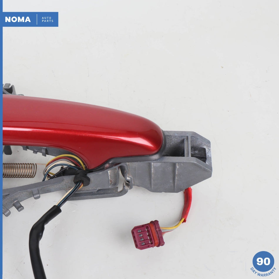 2015 Jaguar X250 XF Front Left Exterior Door Handle w/ Cable & Bracket Red OEM