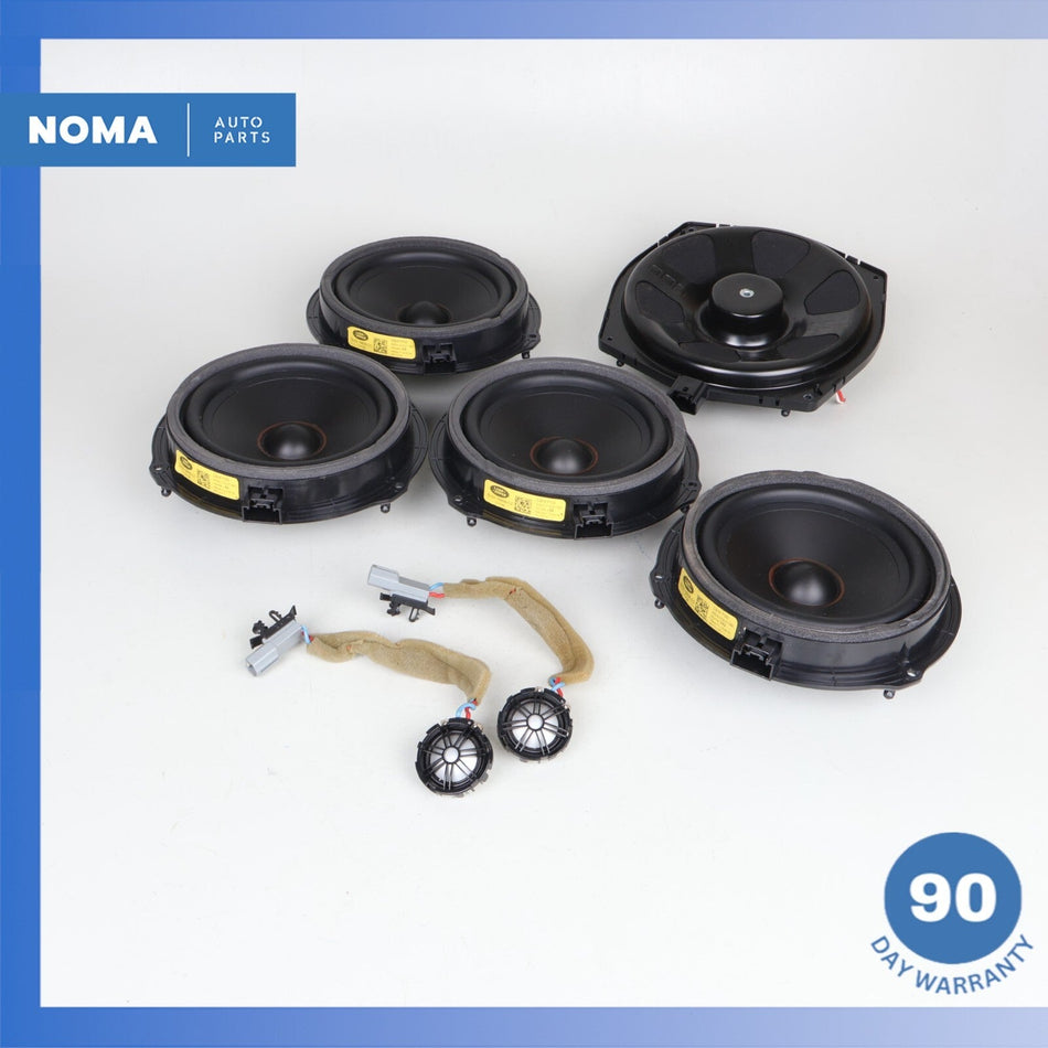 12-19 LR Range Rover Evoque L538 Front & Rear Hi-Line 600W Speaker Set OEM