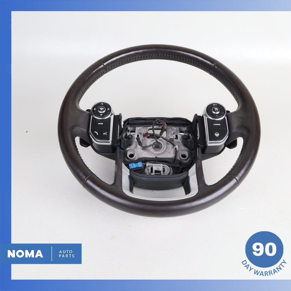 14-22 LR Range Rover Sport L494 Leather Heated Steering Wheel w/ Switches OEM