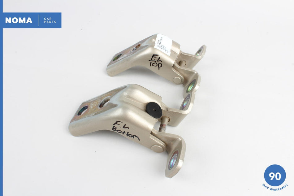 03-08 Jaguar S-Type X202 Front Left Driver Side Door Hinge Set of 2 SEC OEM