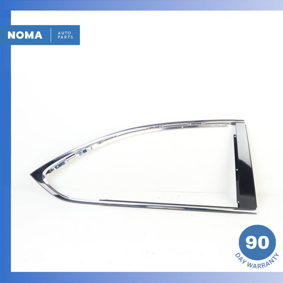 07-17 Lexus USF40 LS460 Rear Right Passenger Side Door Window Molding Chrome OEM