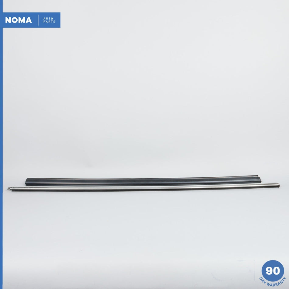 07-15 Jaguar XK XKR X150 Front Left Driver Side Door Window Molding Seal Set OEM