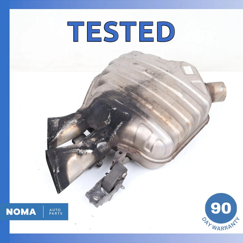 15-18 Audi D4 A8L Rear Right Side Exhaust Muffler Assembly 4H0253610CB OEM
