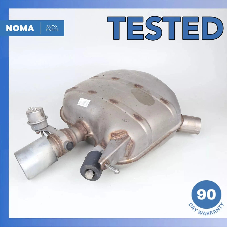 11-16 BMW F10 ActiveHybrid 5 535i Rear Left Side Exhaust Silencer Muffler OEM