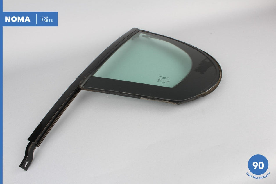03-08 Jaguar S-Type X202 Rear Left Driver Side Quarter Door Window Glass OEM