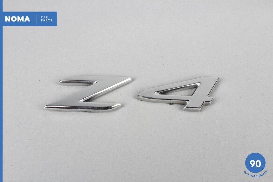 03-08 BMW Z4 E85 Rear Trunk Hatch Boot Emblem Badge Logo Chrome 7114122 OEM