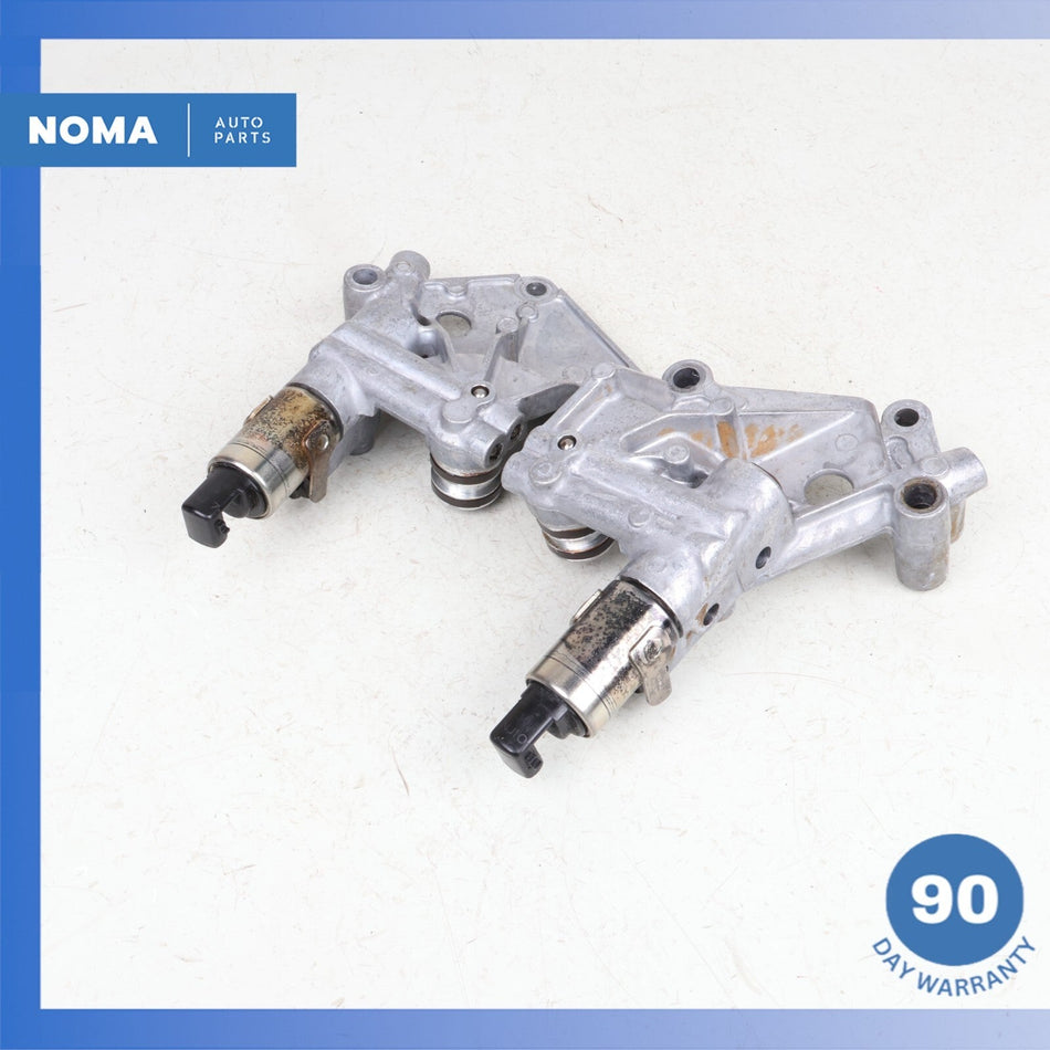 2009 Jaguar X150 XK Right & Left Camshaft Timing Solenoid Set w/ Bracket OEM